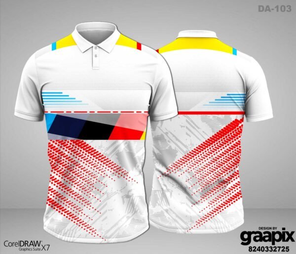 Custom Sublimation Polo Jersey – Multicolor Edition