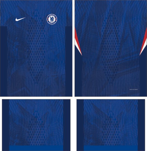 Chelsea Local 2025-26 Design in coreldraw